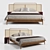 Radnor Mae Bed: Contemporary Elegance for Restful Nights 3D model small image 1