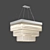 Elegant Lustra Avonni Chandelier 3D model small image 5