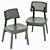 Rustic Rattan Jago Chair 3D model small image 5