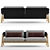 Cozy Ethimo Knit Sofa: Modern Elegance 3D model small image 2