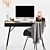 Stylish BoConcept Office Set 3D model small image 2