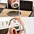 Stylish BoConcept Office Set 3D model small image 3