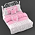 Regal Dream Castle Bed 3D model small image 2