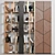 Polygon Decorative Wardrobe 3D model small image 1