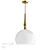 Runga Pendant Light: White/Bronze, 4765/1 3D model small image 1