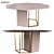 Modern Meridiani Plinto Table - Sleek and Stylish 3D model small image 1