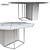 Modern Meridiani Plinto Table - Sleek and Stylish 3D model small image 3