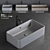 Ceramica Cielo Shui Ceramic Countertop Washbasin 3D model small image 6