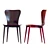 Modern Bentwood Dining Chair 3D model small image 4