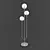 Elegant Chrome Floor Lamp 3D model small image 1