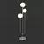 Elegant Chrome Floor Lamp 3D model small image 4