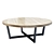 Teak Boba Coffee Table: Stylish Outdoor Living 3D model small image 1