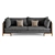 Modern Frame Sofa: Exquisite Craftsmanship from De La Espada 3D model small image 2