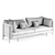 Modern Frame Sofa: Exquisite Craftsmanship from De La Espada 3D model small image 5
