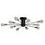 Jetlux Black and Gold Ceiling Light 3D model small image 1