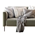 Elegant TUXEDO D2 Sofa 3D model small image 4