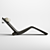 Modern Salvatori Curl Chaise: Sleek and Stylish 3D model small image 2