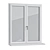 Finstral Plastic Windows: Durable & Stylish 3D model small image 3