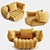 Sensory Comfort Chair 3D model small image 2