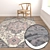 Title: Versatile High-Quality 3-Piece Carpet Set 3D model small image 5