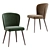 Elegant Aston Dining Chair by Minotti 3D model small image 3