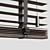 Wooden Venetian Blinds Collection 3D model small image 4
