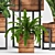 Green Oasis Planter Set 3D model small image 4