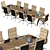 Contemporary Conference Table 3D model small image 2