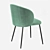 Elegant MINNA Chair: Velvet & Fabric 3D model small image 4