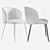 Elegant MINNA Chair: Velvet & Fabric 3D model small image 5