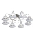 Elegant Freya Berta Ceiling Chandelier 3D model small image 1