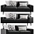 Elegant Boconcept Carlton Sofa 3D model small image 5