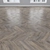 Parquet Oak: Herringbone, Linear, Chevron 3D model small image 4