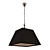 Modern Chrome/Gold Pendant Light 3D model small image 2