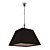 Modern Chrome/Gold Pendant Light 3D model small image 3