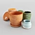 3D Scanned Pot Set 3D model small image 6