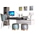 Versatile Work Desk for Optimal Productivity 3D model small image 2