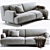Elegant Poliform Tribeca Sofa 3D model small image 1