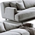 Elegant Poliform Tribeca Sofa 3D model small image 2