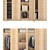 Modern Dark Brown-Wood Wardrobe by IKEA 3D model small image 3