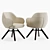 Bombe: Elegant Italian Armchair 3D model small image 1