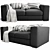Modern Boconcept Cenova Sofa: Stylish & Versatile 3D model small image 2
