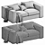 Modern Boconcept Cenova Sofa: Stylish & Versatile 3D model small image 4