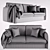 Ivy Sofa Bed: Sleek & Comfy 3D model small image 2