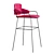 Modern Ergonomic Stool 3D model small image 2