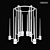 Elegant Chandelier Glimma: Embrace Radiance 3D model small image 2