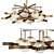 Elegant Glow: Candela Chandelier 3D model small image 1