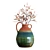 Ashland Teal Ceramic Vase: Fall Arrangement 3D model small image 1