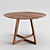 Scandinavian Cress Round Dining Table 3D model small image 3