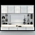 Modern TV Stand Shelf 0229 3D model small image 3